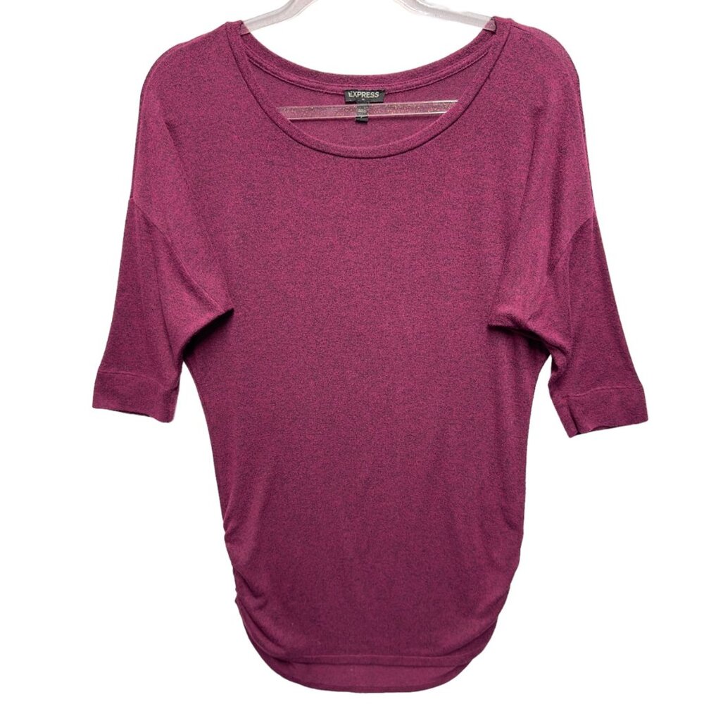 Rayon Knit Thermal Relaxed Fit Lightweight Dolman Sweater Tunic Top